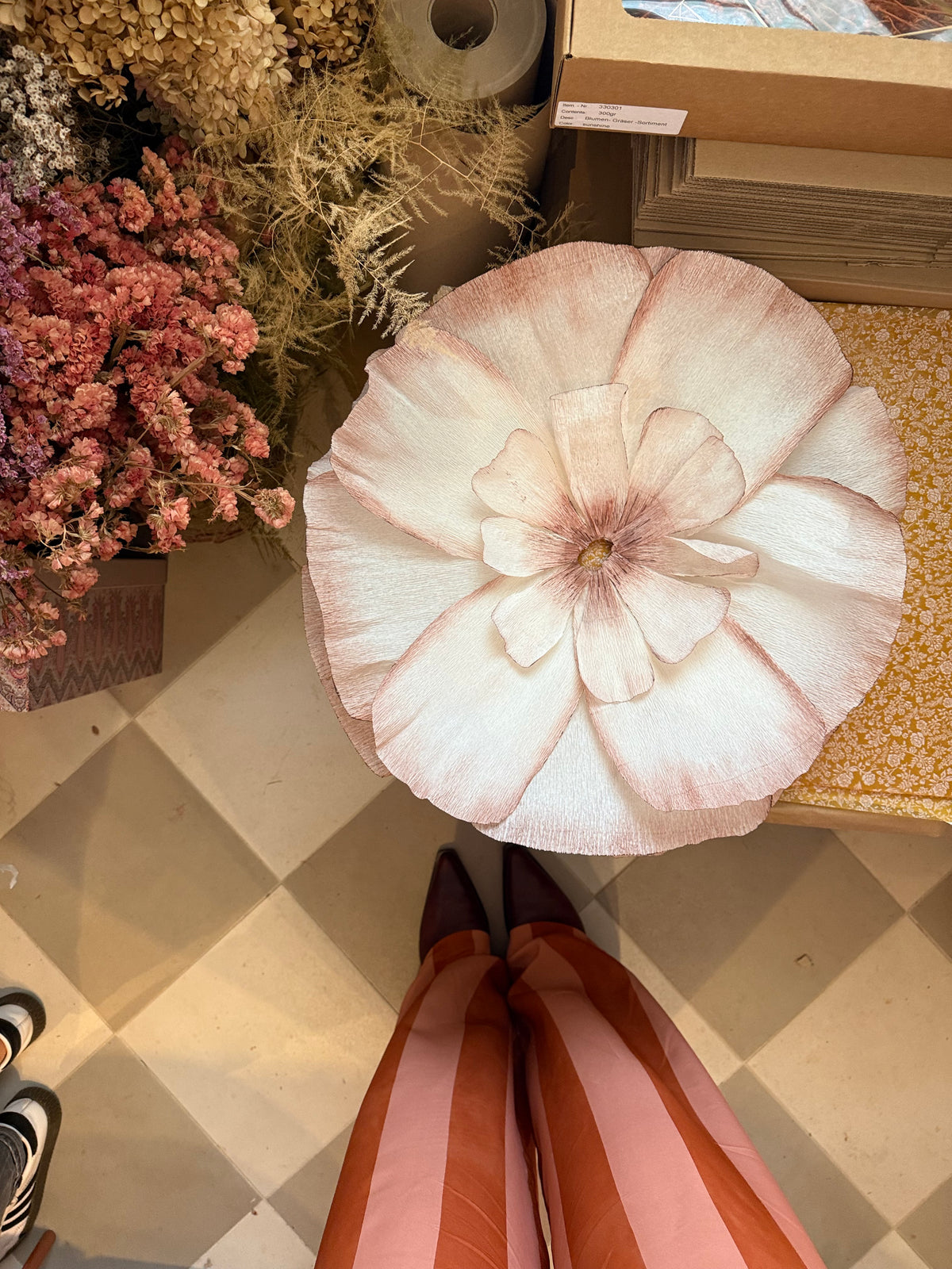 Workshop Papierblumenlampe 24.10.2026