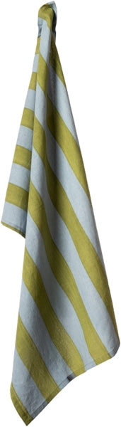 Geschirrtuch, artisan, gestreift-grün-blau, 50x70 cm