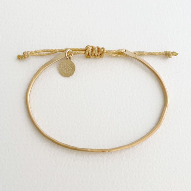 Kam-Armband mit Farbe Vergoldetes Sterlingsilber