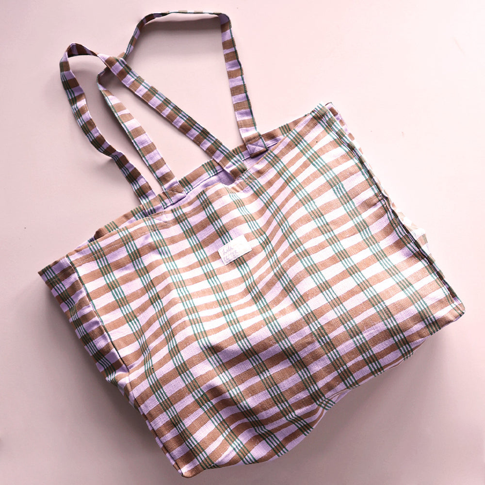 Handbedruckte Tasche *CHECK*