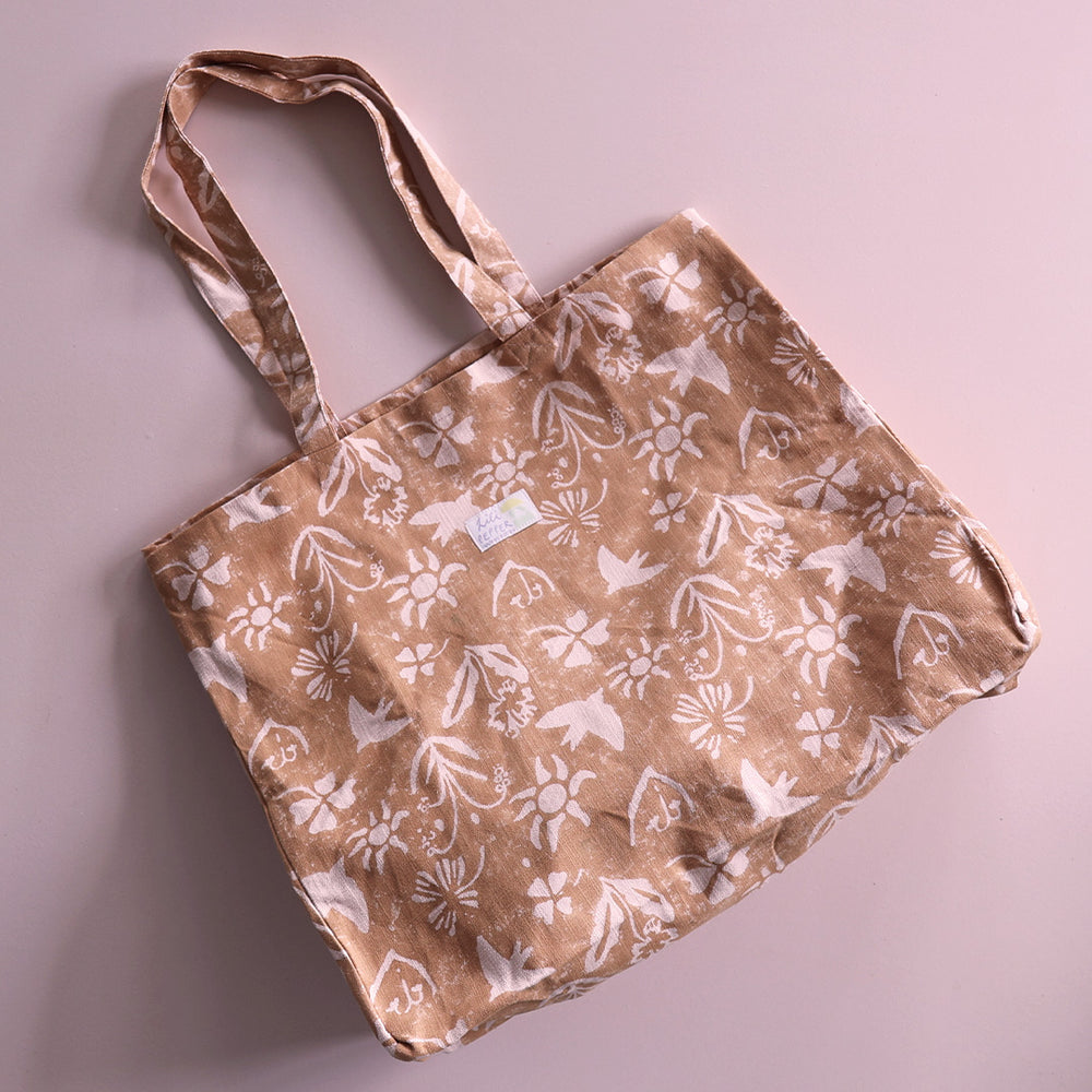 Handbedruckte Tasche *FLOWERS*