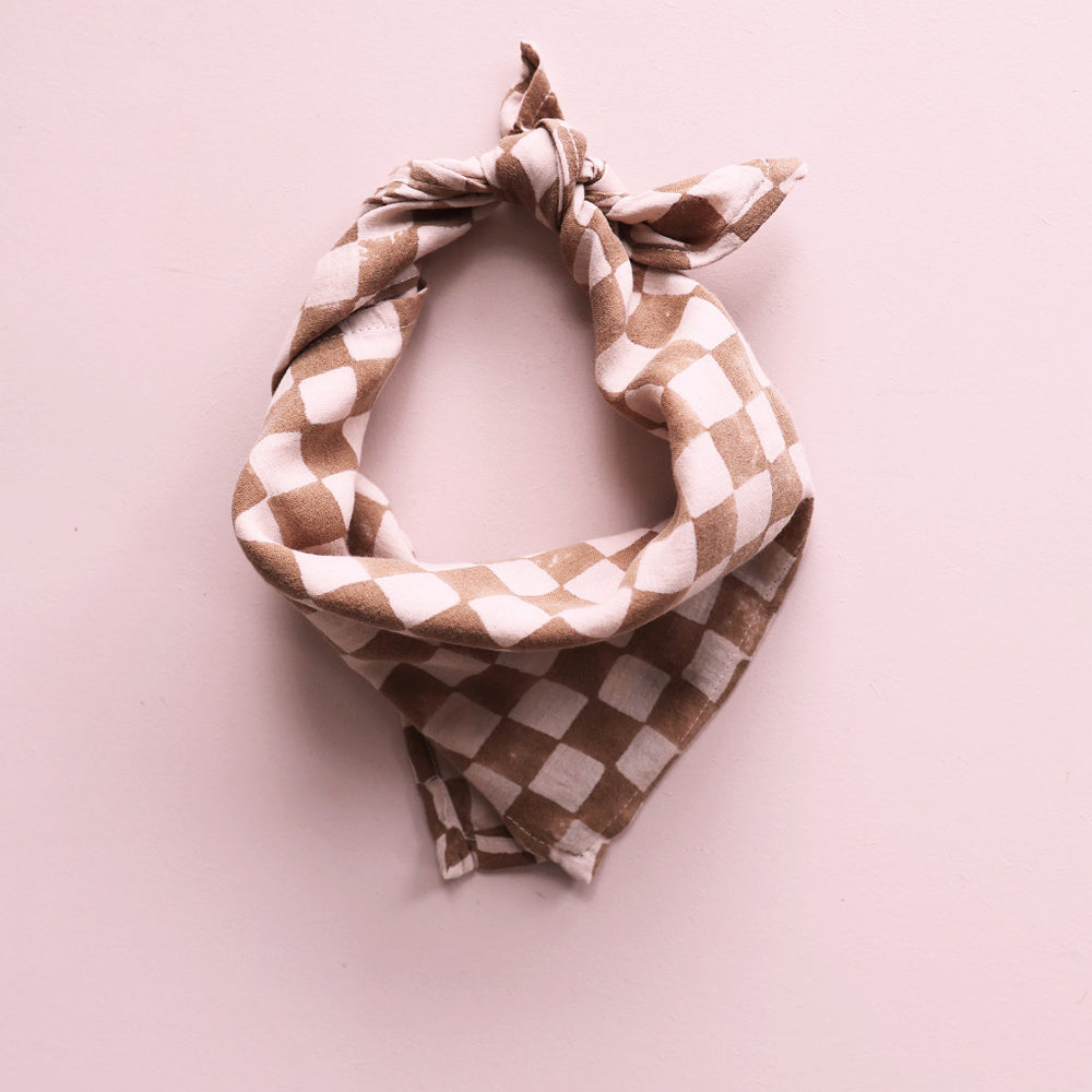 Mini Foulard *Check Ginger* Tuch