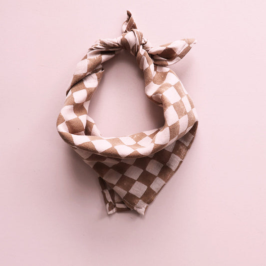 Mini Foulard *Check Ginger* Tuch