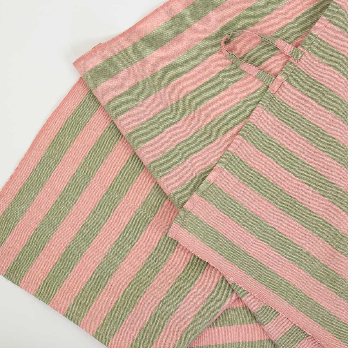 MARTINA Handduk, korall/beige