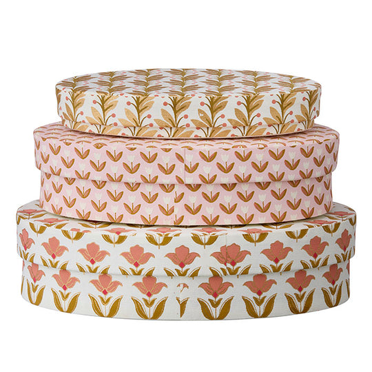 Oval Box Usha Old Rose