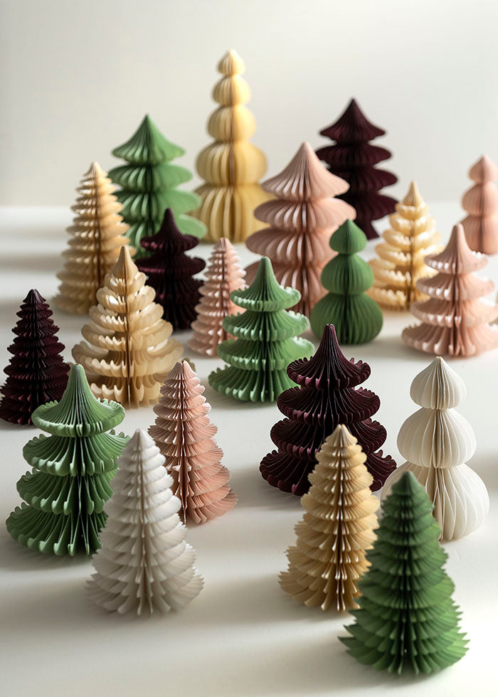 Wabenpapier-Baum Wispwood H18cm Shell
