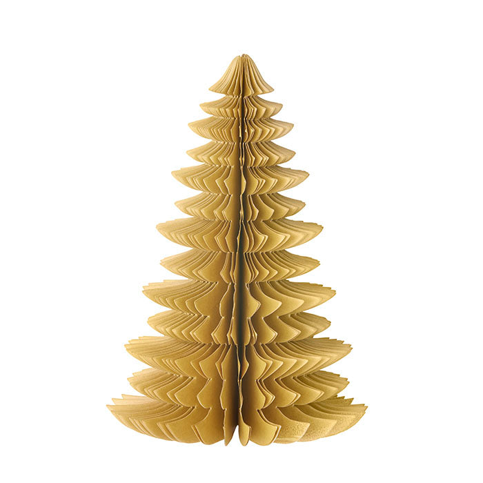 Wabenpapier-Baum Wispwood H18cm Pecan