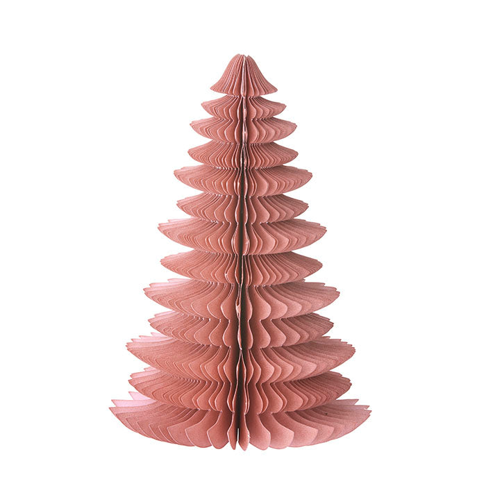 Wabenpapier-Baum Wispwood H18cm Dusty Rose