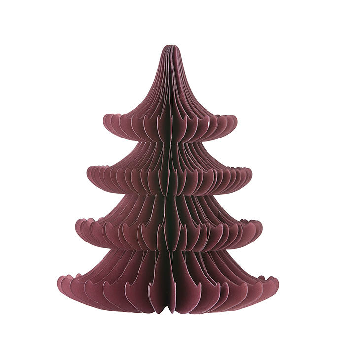 Wabenpapier-Baum Wilder H20cm Aubergine