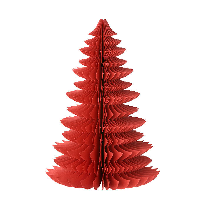 Wabenpapier-Baum Wispwood H26cm Rubinrot