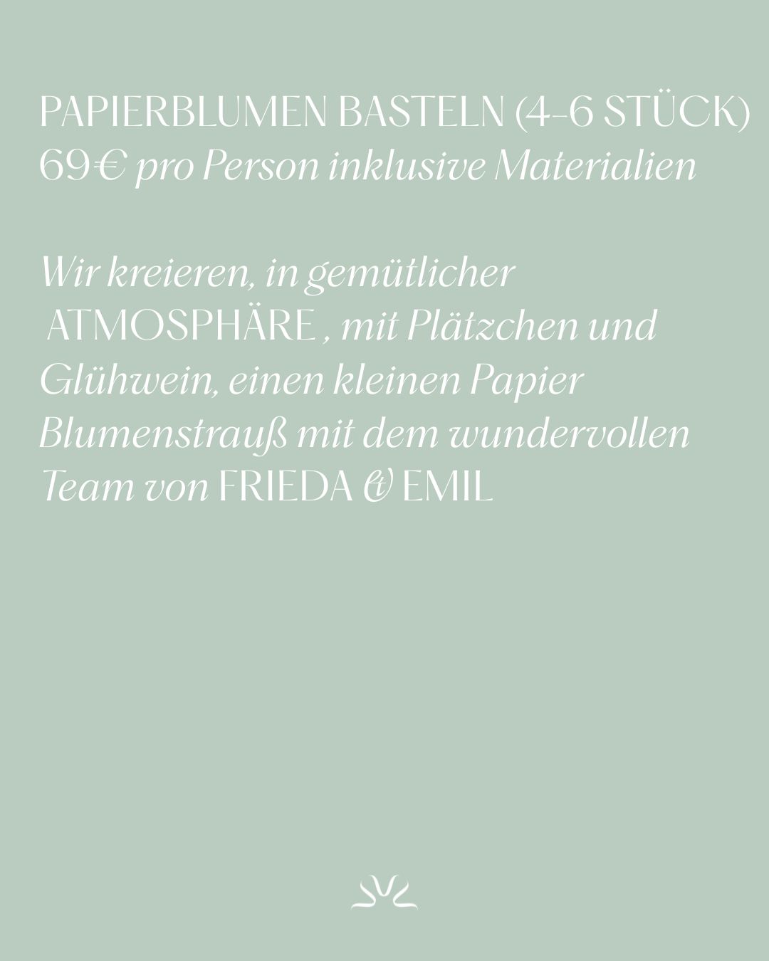 Workshop Papierblumen 04.12.2025