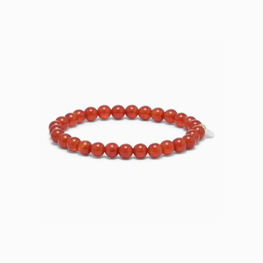 Essential Red Jade Stretch Bracelet Passion