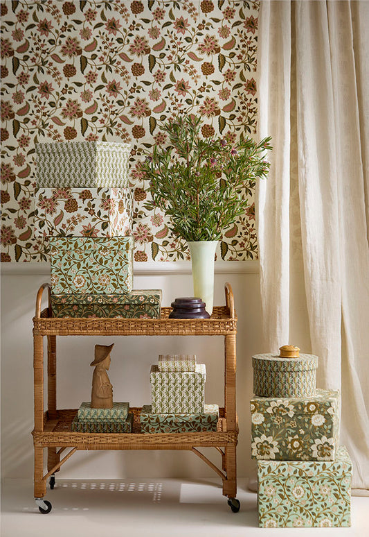 Quadratische Schachtel Naya Moss S/4 Größen