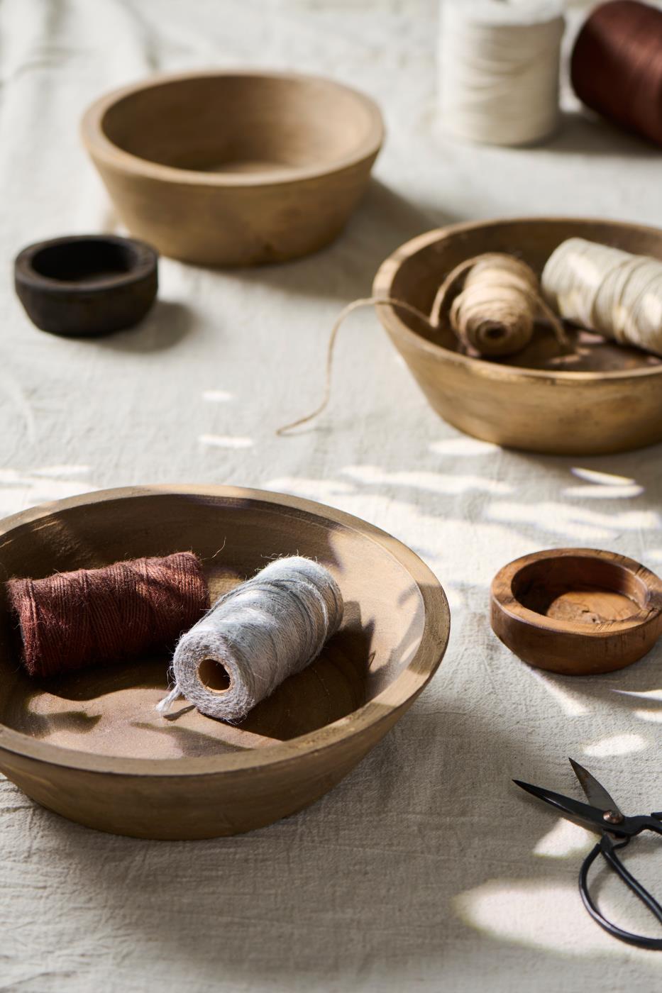 Holzschüssel UNIKA Größe, Gewicht und Dicke variieren