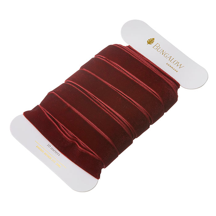 Ribbon Velvet 16mm Wine