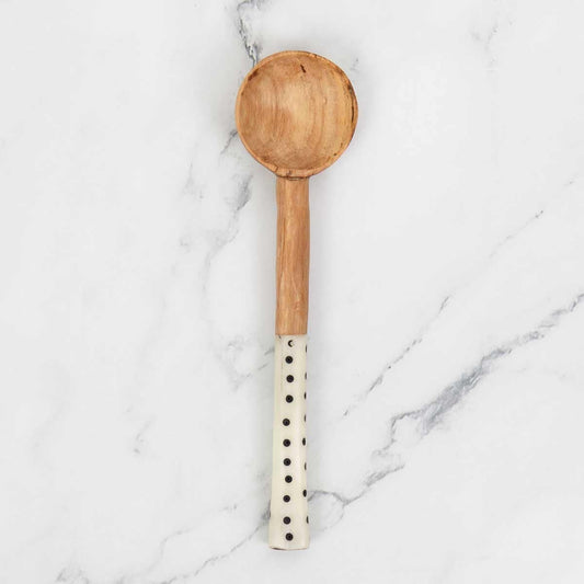 WOOD DOTS Liten sked