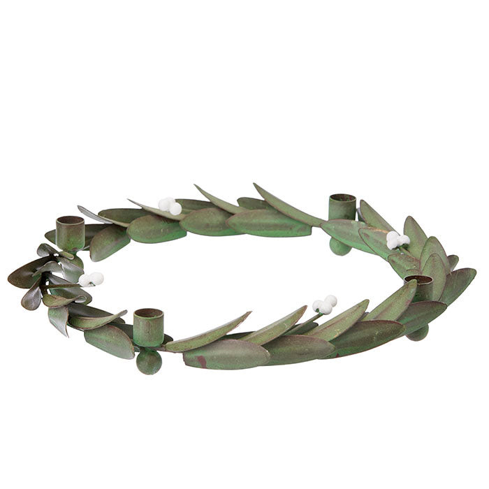 Adventskerzenhalter Blatt 20cm Ming