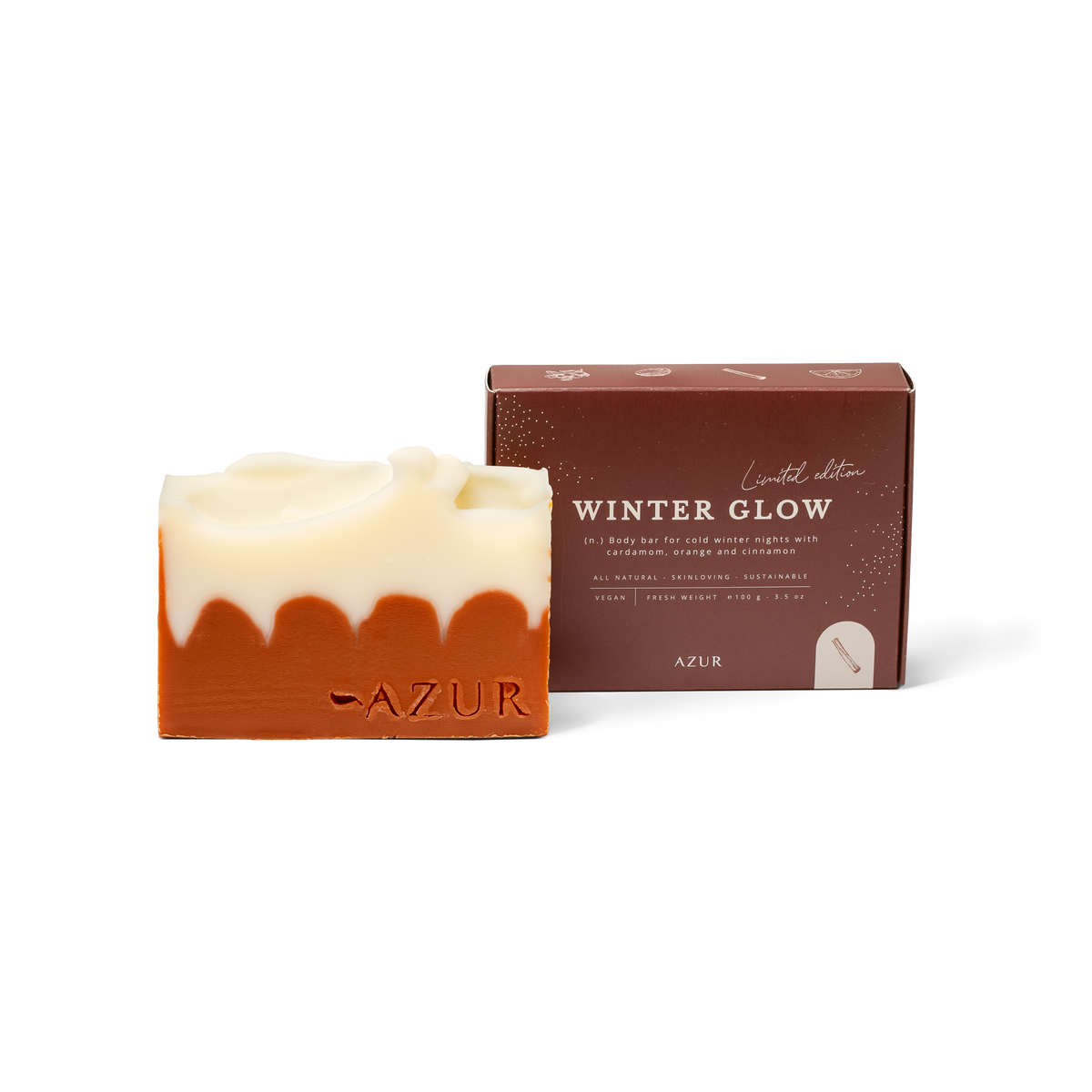 WINTER GLOW | Weihnachtsseife | Bodybar in limitierter Auflage