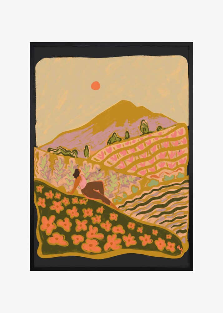 Feld der Blumen Bild