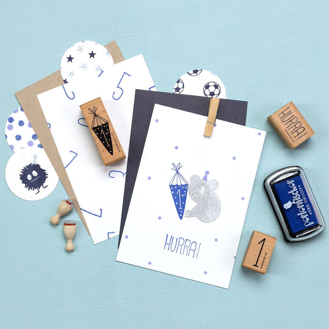 Stempelkissen | Kornblume mini