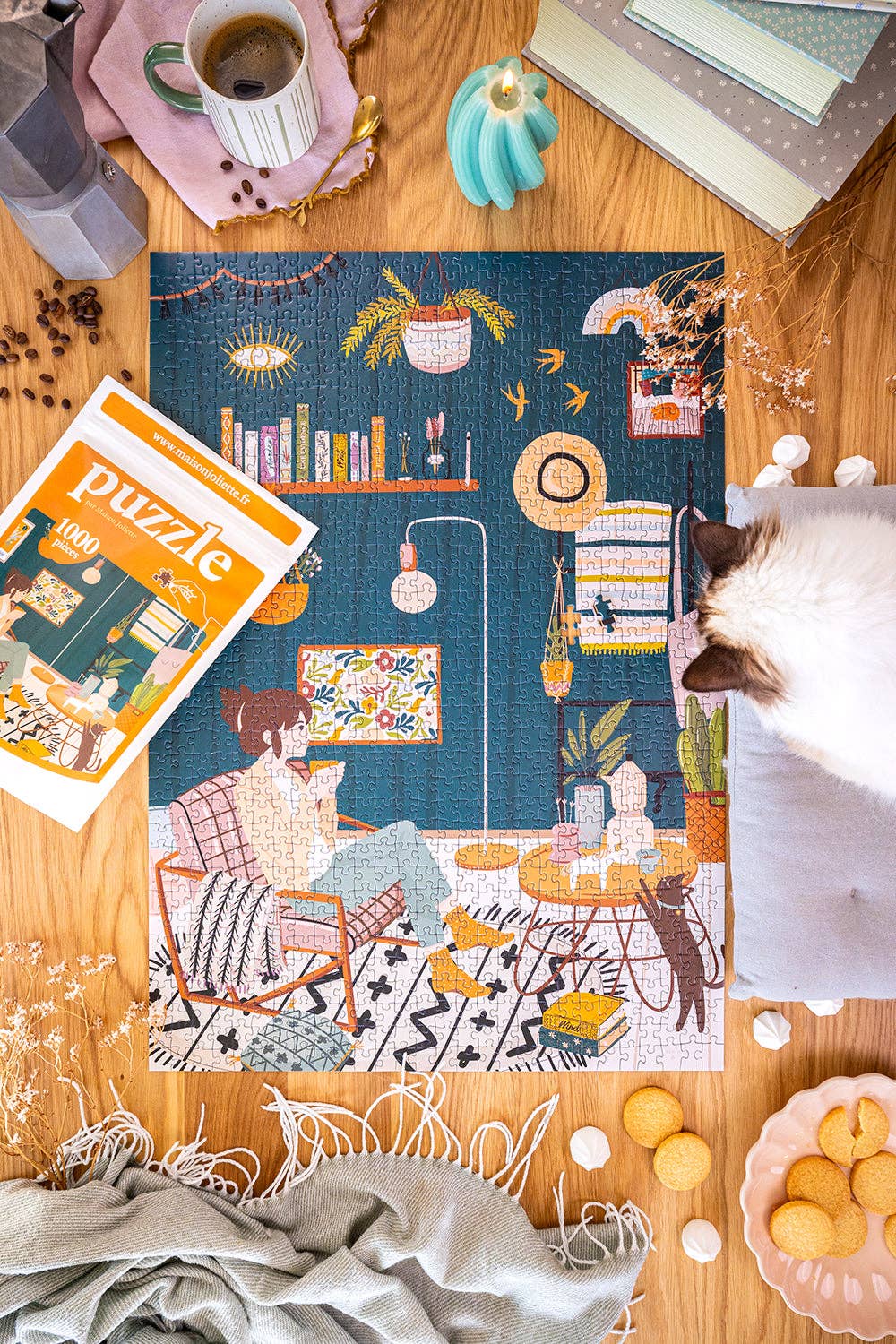Maison Joliette Puzzle mit 1000 Teilen