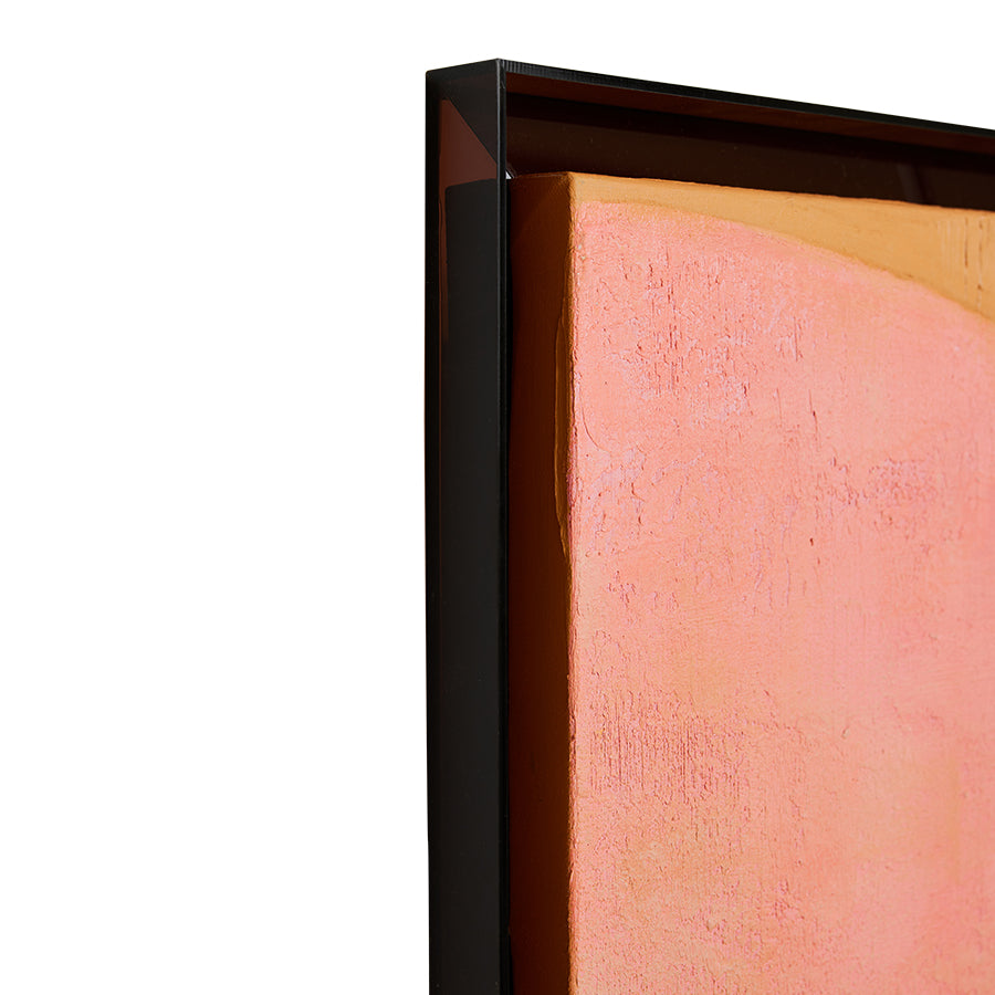 Gerahmtes Kunstwerk Rosatöne, 107 x 127 cm