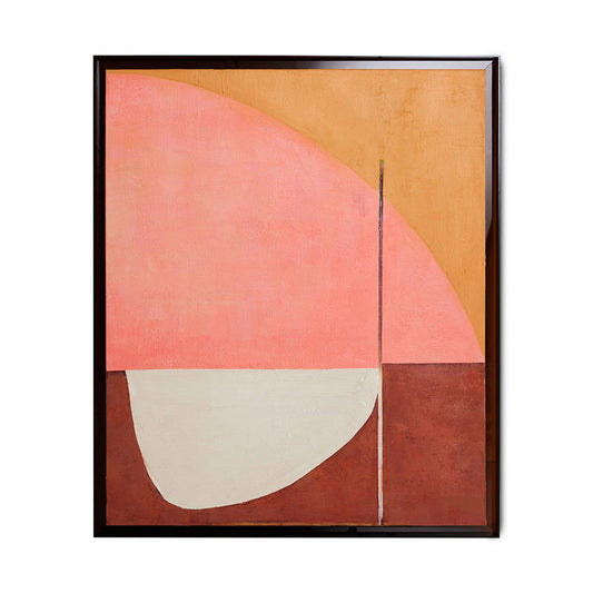 Gerahmtes Kunstwerk Rosatöne, 107 x 127 cm