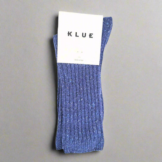 KLUE Seiden- und Wollsocken DUST STAR | Blau