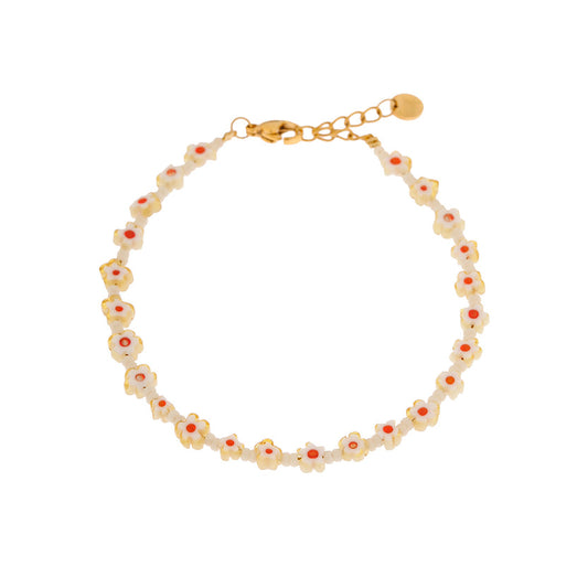 Baby-Gänseblümchen-Armband Gold