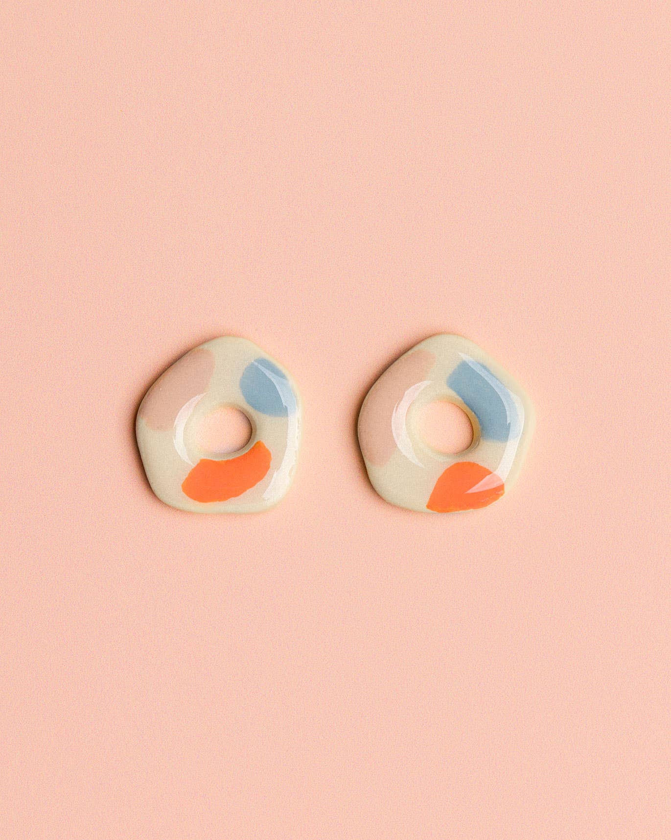 Terrazzo-Donut-Ohrringe
