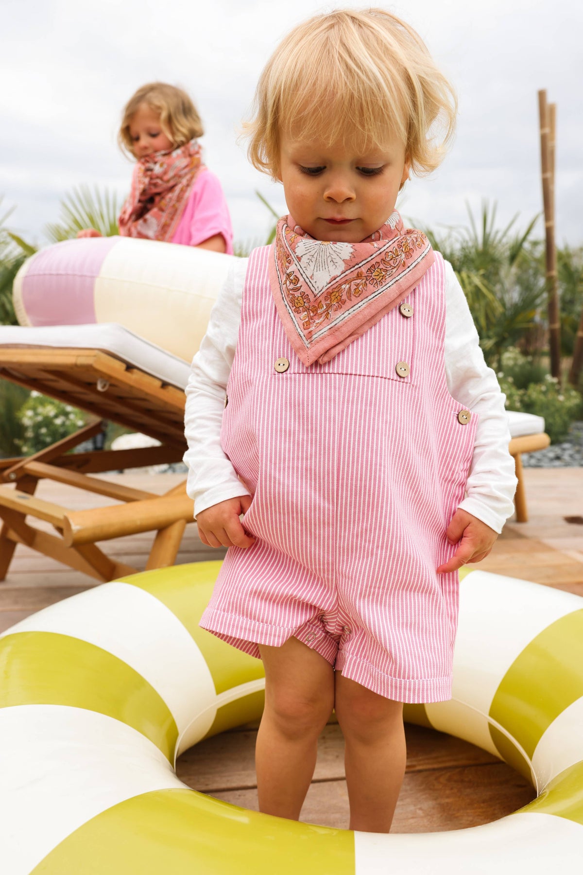 Baby- und Kinderschals Delhi Blush 50 cm