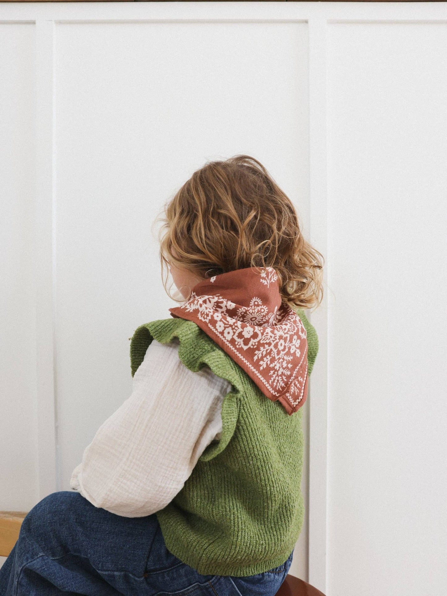 Kinderhalstuch Mysore Bandana Zimt