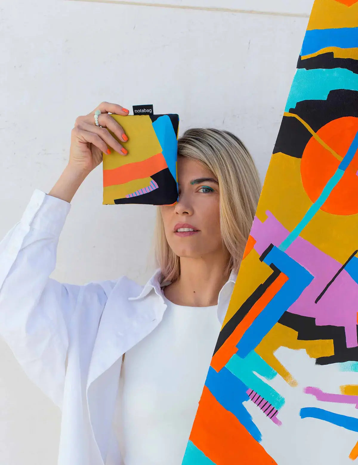 Original Roads – Notabag x Mireia Künstler-Rucksack und Tragetasche, limitierte Edition