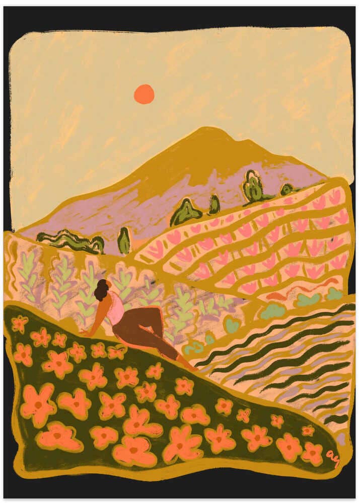 Feld der Blumen Bild