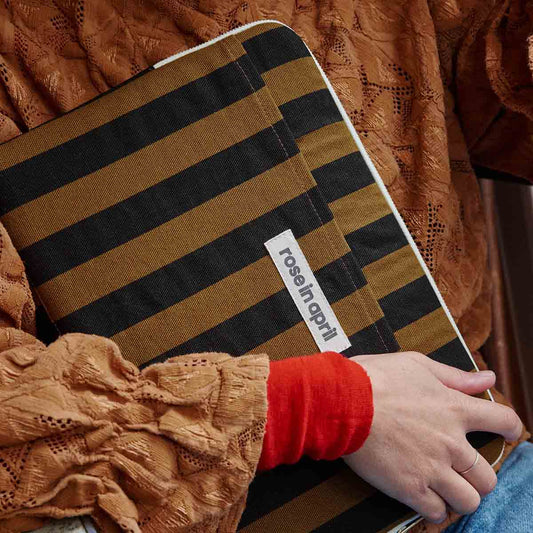 Laptophülle 13/14 Zoll Octave Streifen in Kreuzkümmel