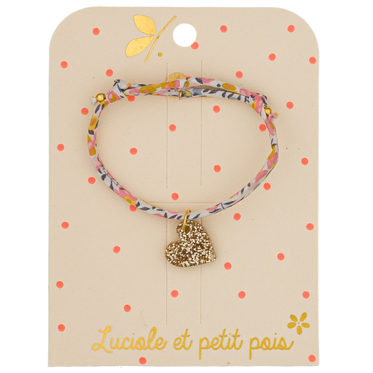 Liberty-Armband - Wiltshire Bud (Herz)
