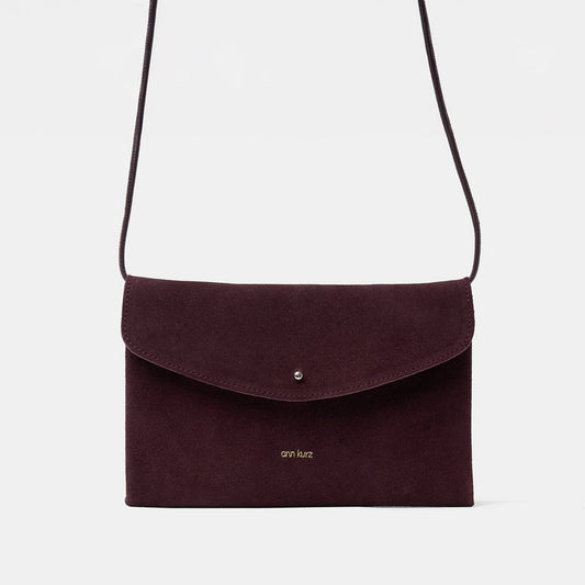 Cute Clutch - Suede Bordeaux
