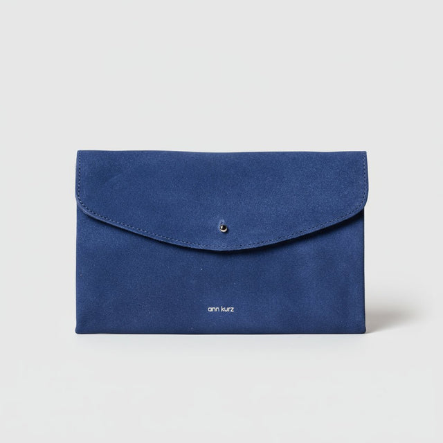 Cute Clutch - Suede Purple Blue