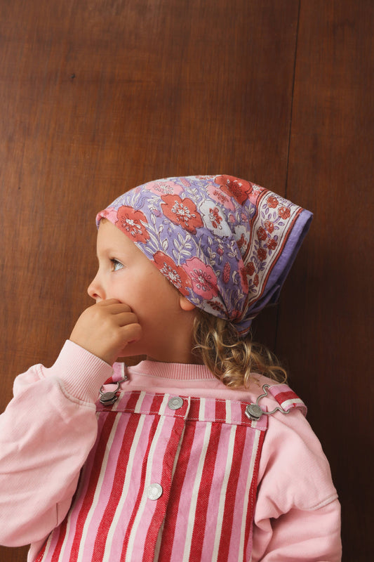 Babyschals, Kinderschals Indore Flieder