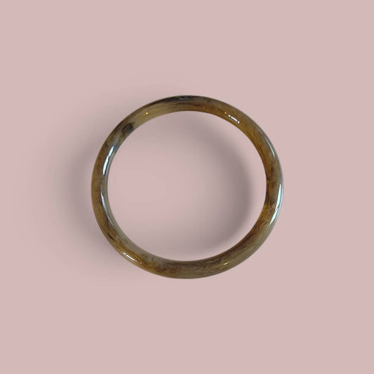 Taupe PM Armreif aus Zelluloseacetat