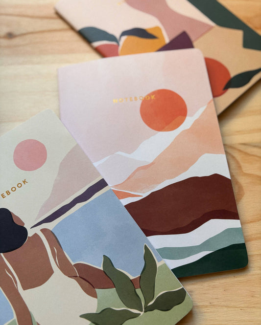 Das süße Leben - Set aus 3 Notizbüchern