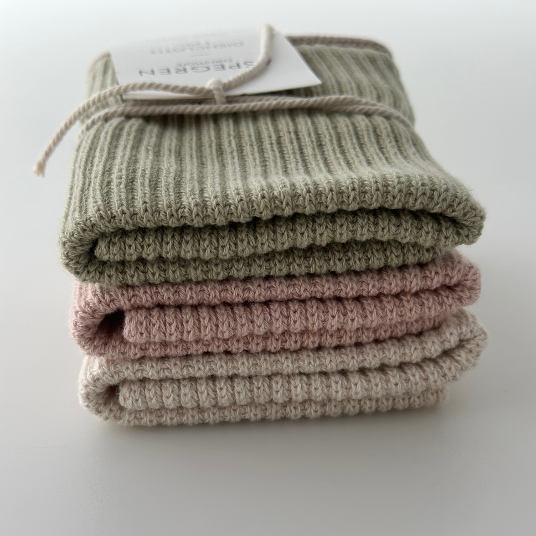Spültuch aus Bio-Baumwolle – Gestrickt – Ripple Aloe