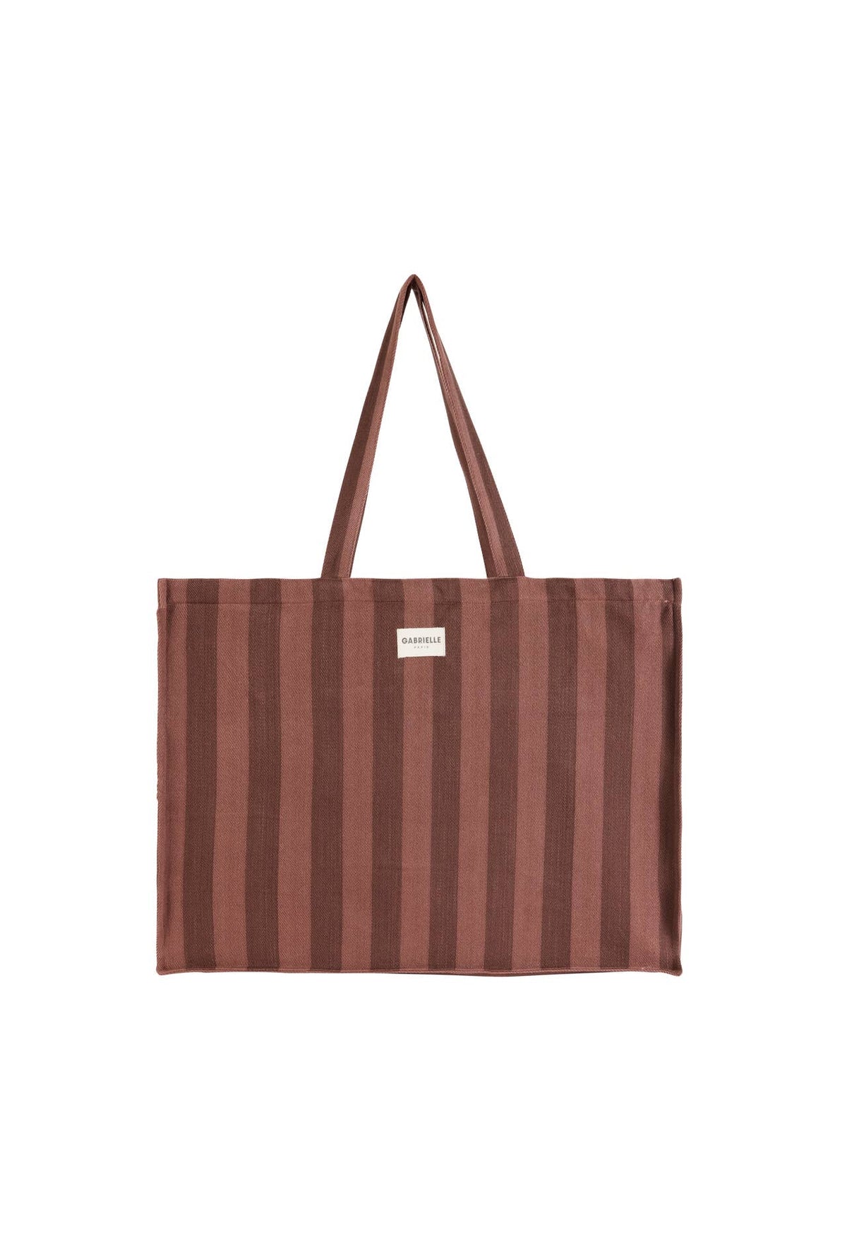 Baumwoll-Wochenendtasche mit Saint‑Honoré‑Streifen