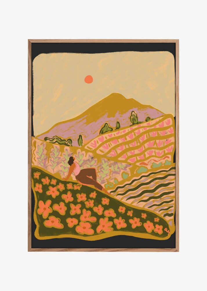 Feld der Blumen Bild