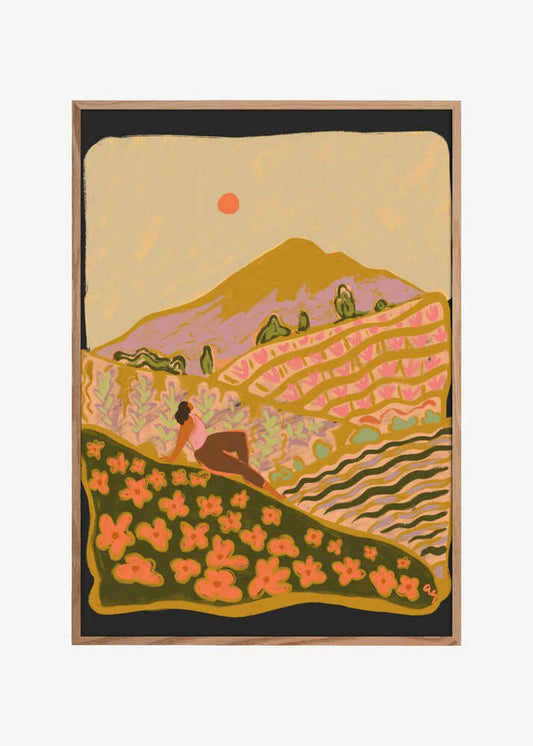 Feld der Blumen Bild