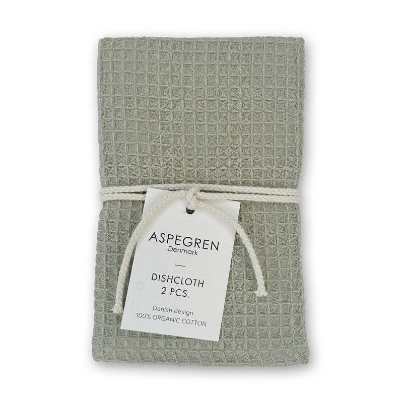 Geschirrtücher aus Bio-Baumwolle – Set mit 2 Stück – Nord – Green Tea