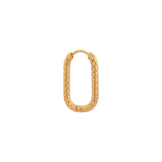 Dottie ovale Creolen Gold