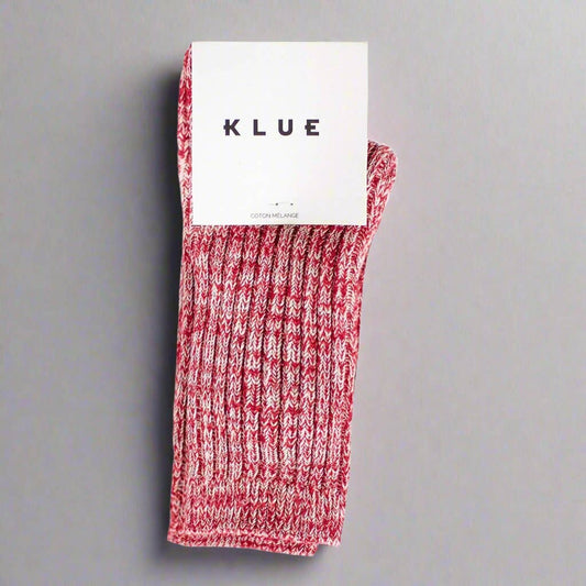 KLUE Socken mit Baumwollmuster | Rot