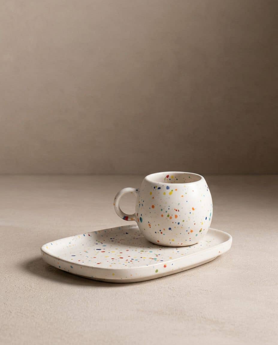Neue Party-Ball-Tasse 90 ml Weiß