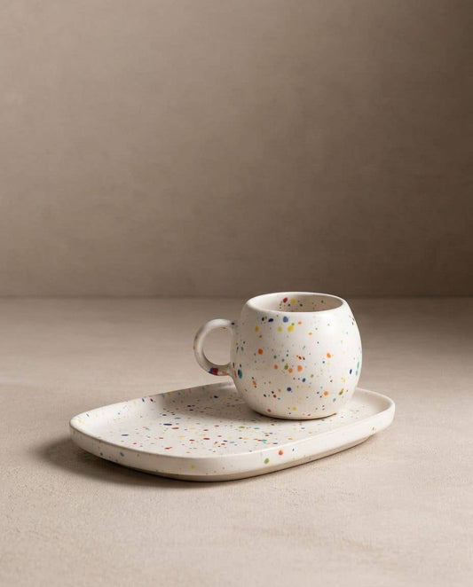 Neue Party-Ball-Tasse 90 ml Weiß